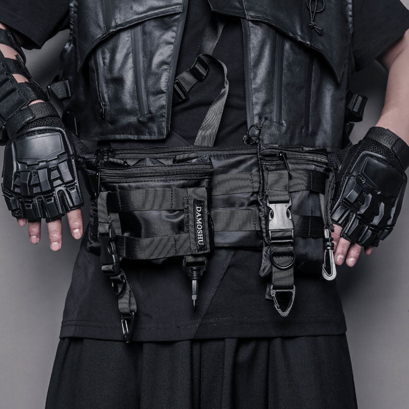 Techwear Multi-Pocket Chest Bag