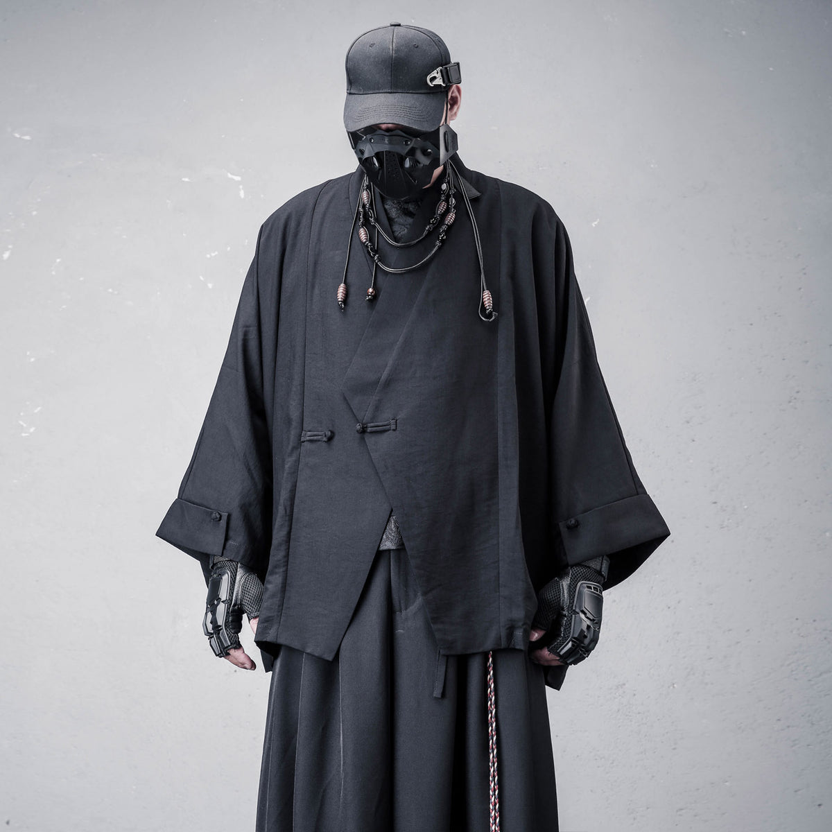 Chinese-Style Mandarin Collar Coat