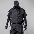Deconstructed Techwear Vest, Short
