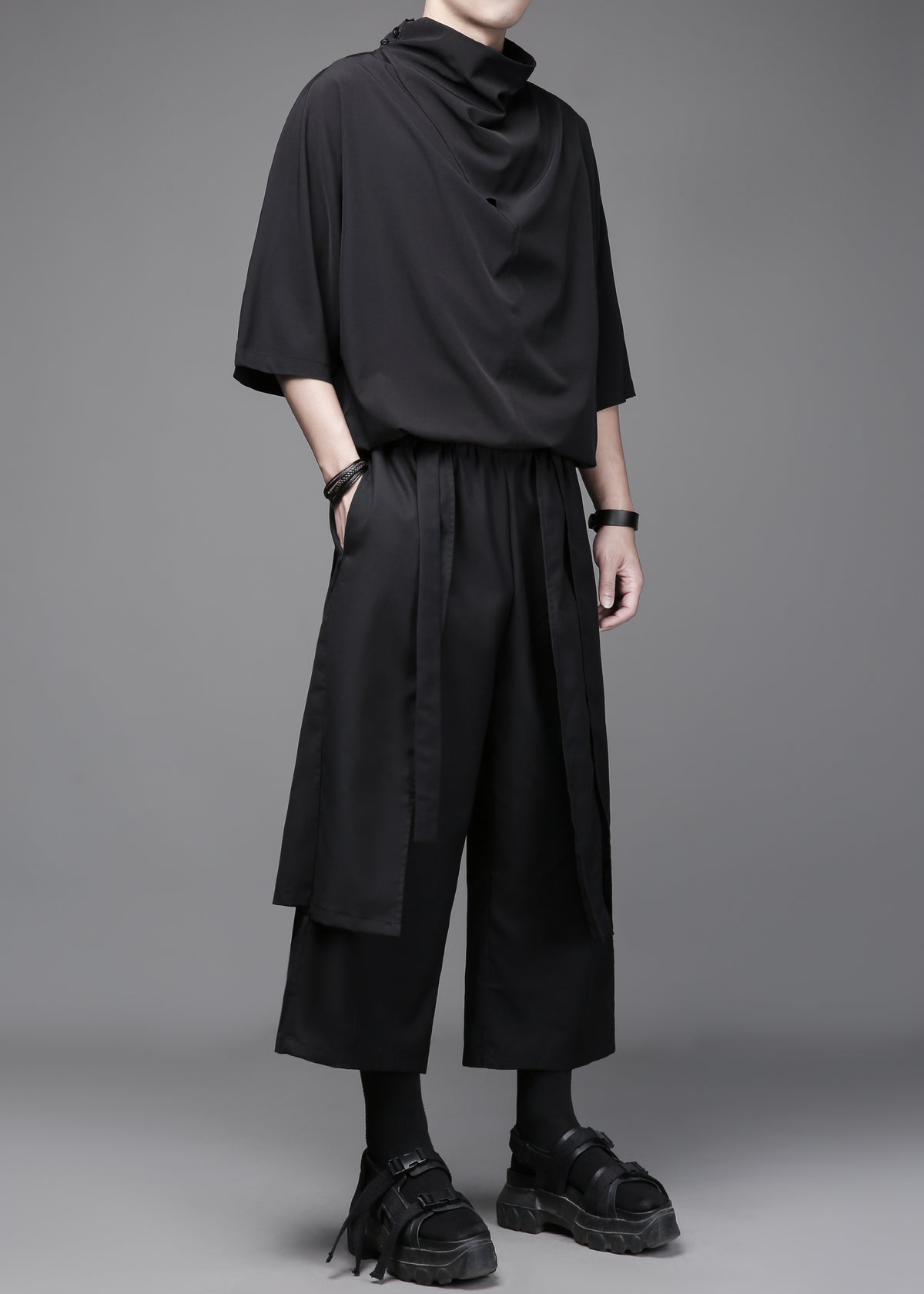 The Avant-Garde High-Neck Top