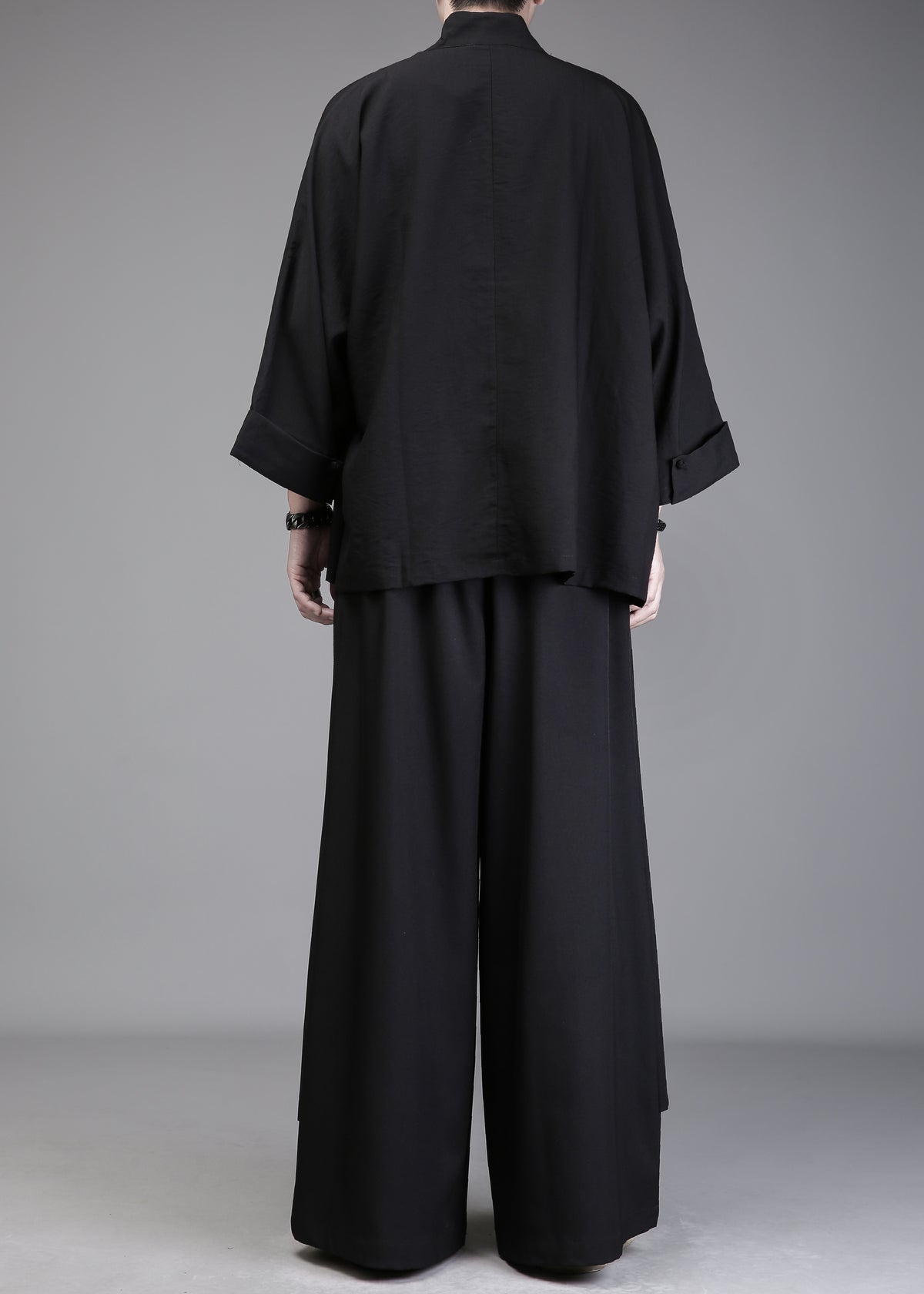 Chinese-Style Mandarin Collar Coat
