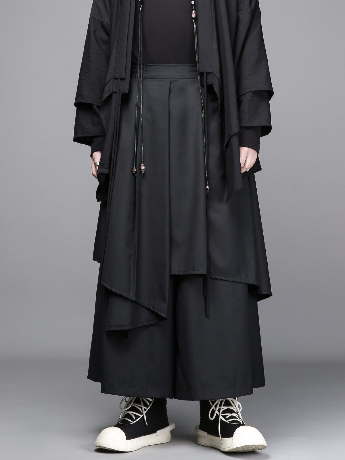 The Asymmetric Overlay Trouser-Skirt