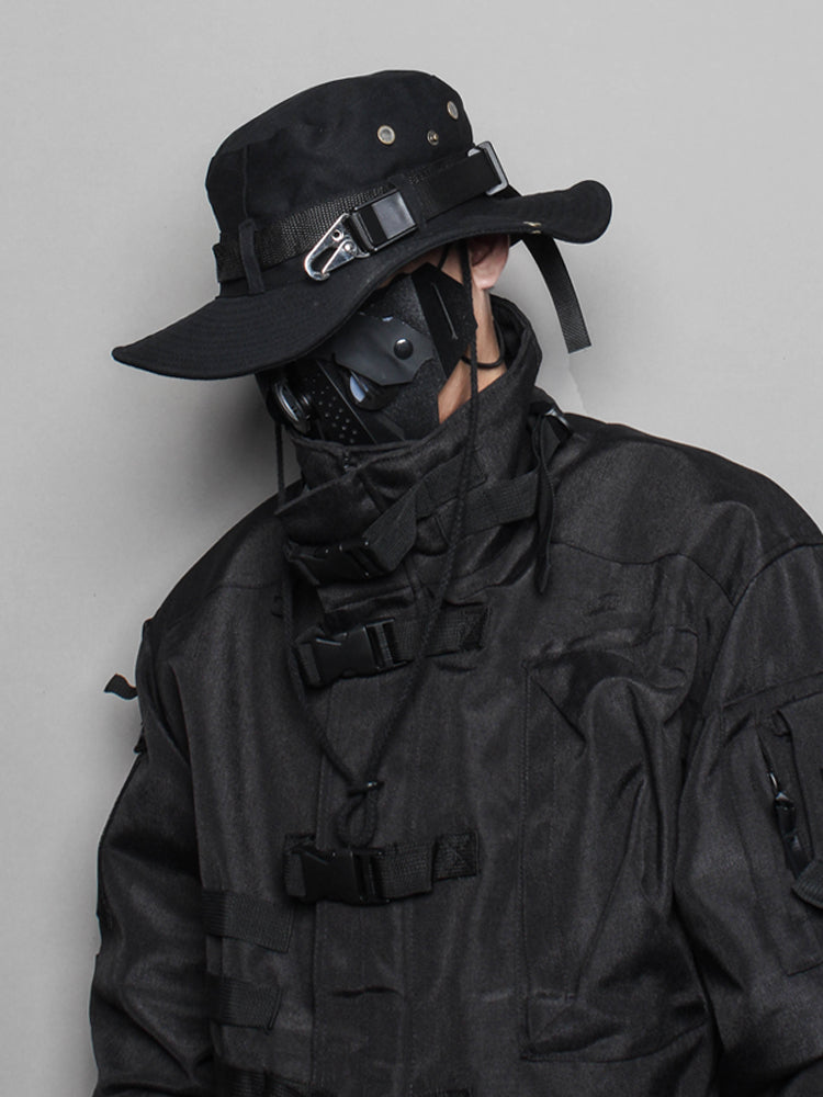 Dark Techwear Bucket Hat