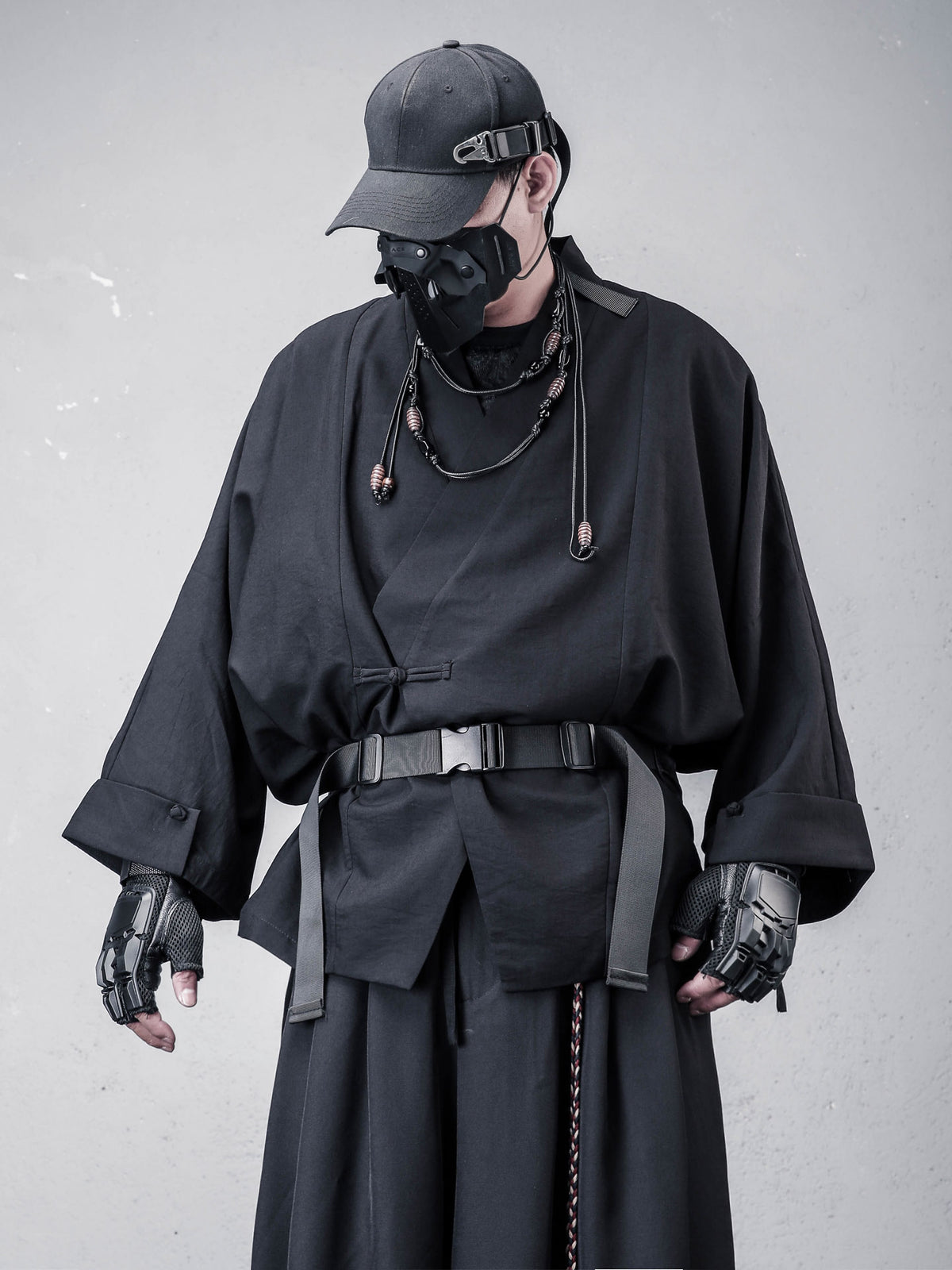 Chinese-Style Mandarin Collar Coat