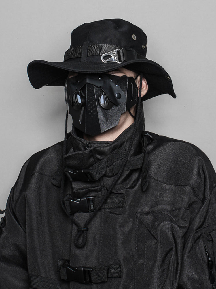 Dark Techwear Bucket Hat