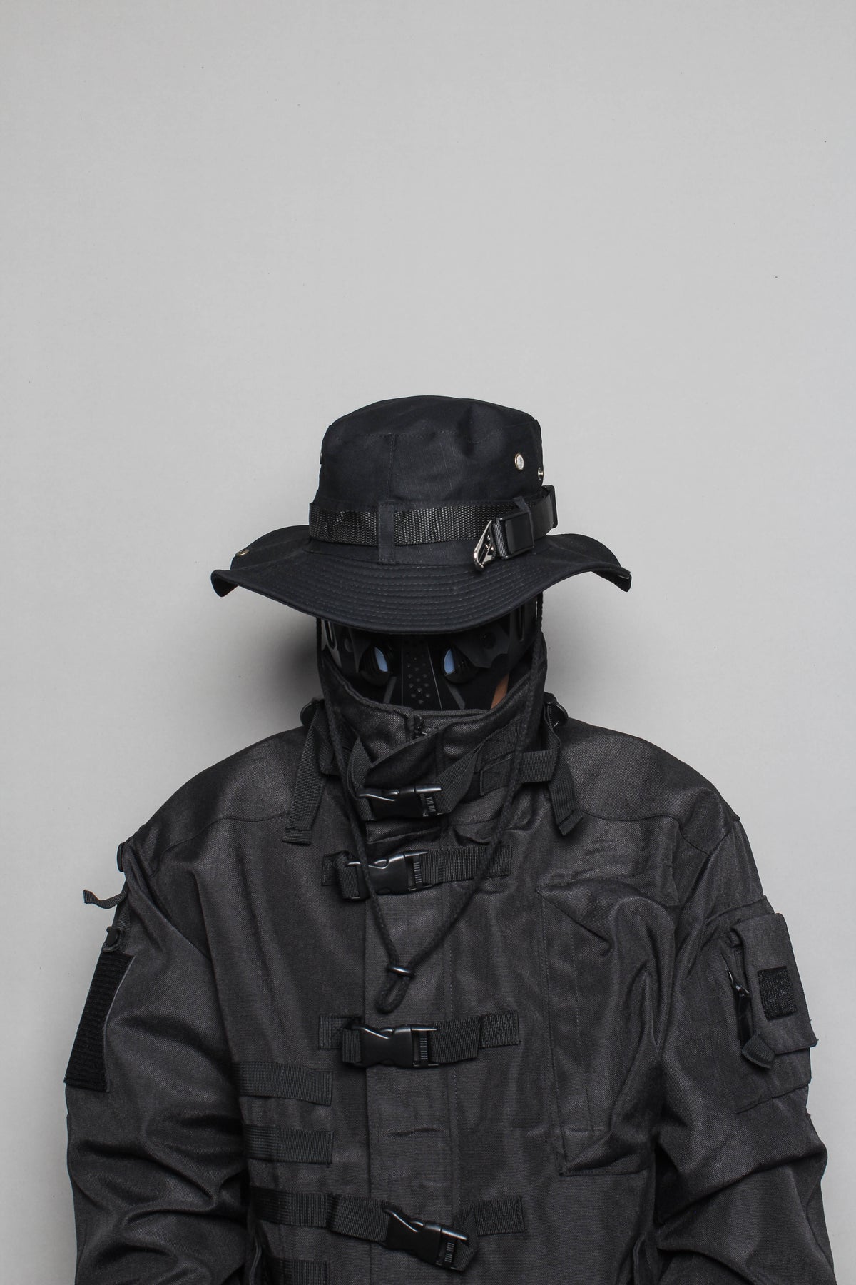 Dark Techwear Bucket Hat