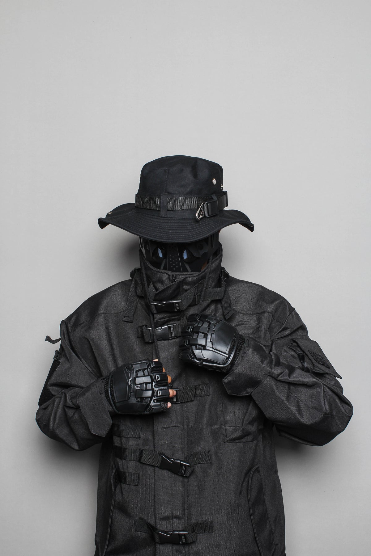 Dark Techwear Bucket Hat