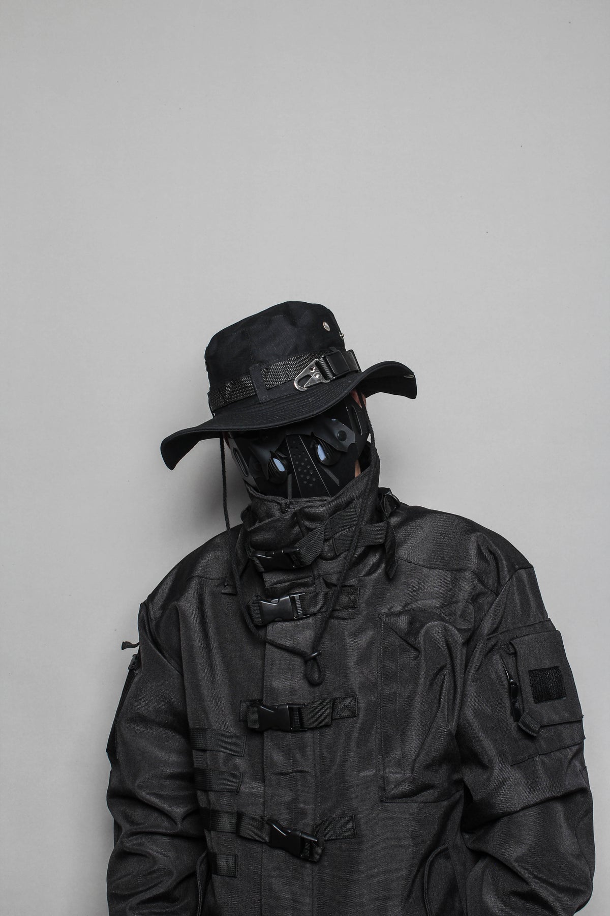 Dark Techwear Bucket Hat