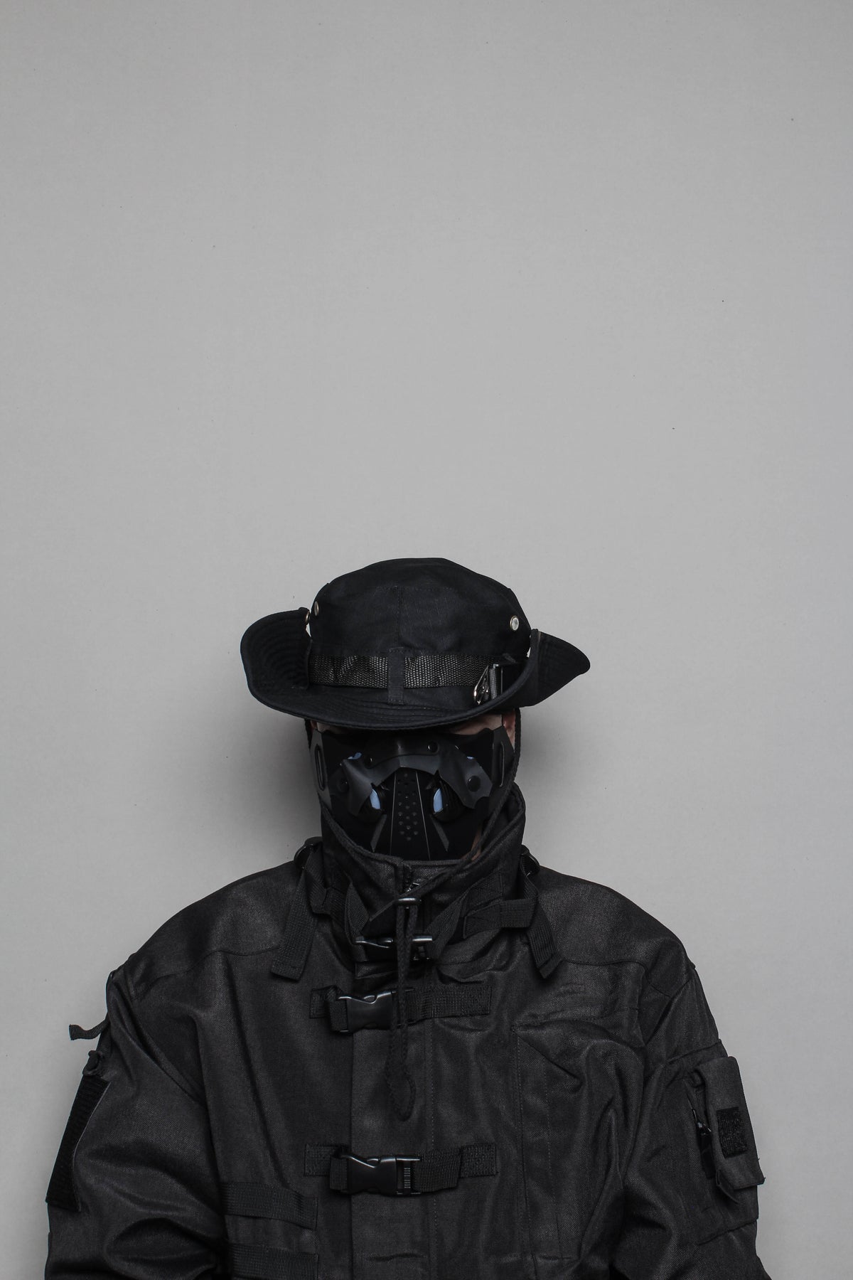 Dark Techwear Bucket Hat