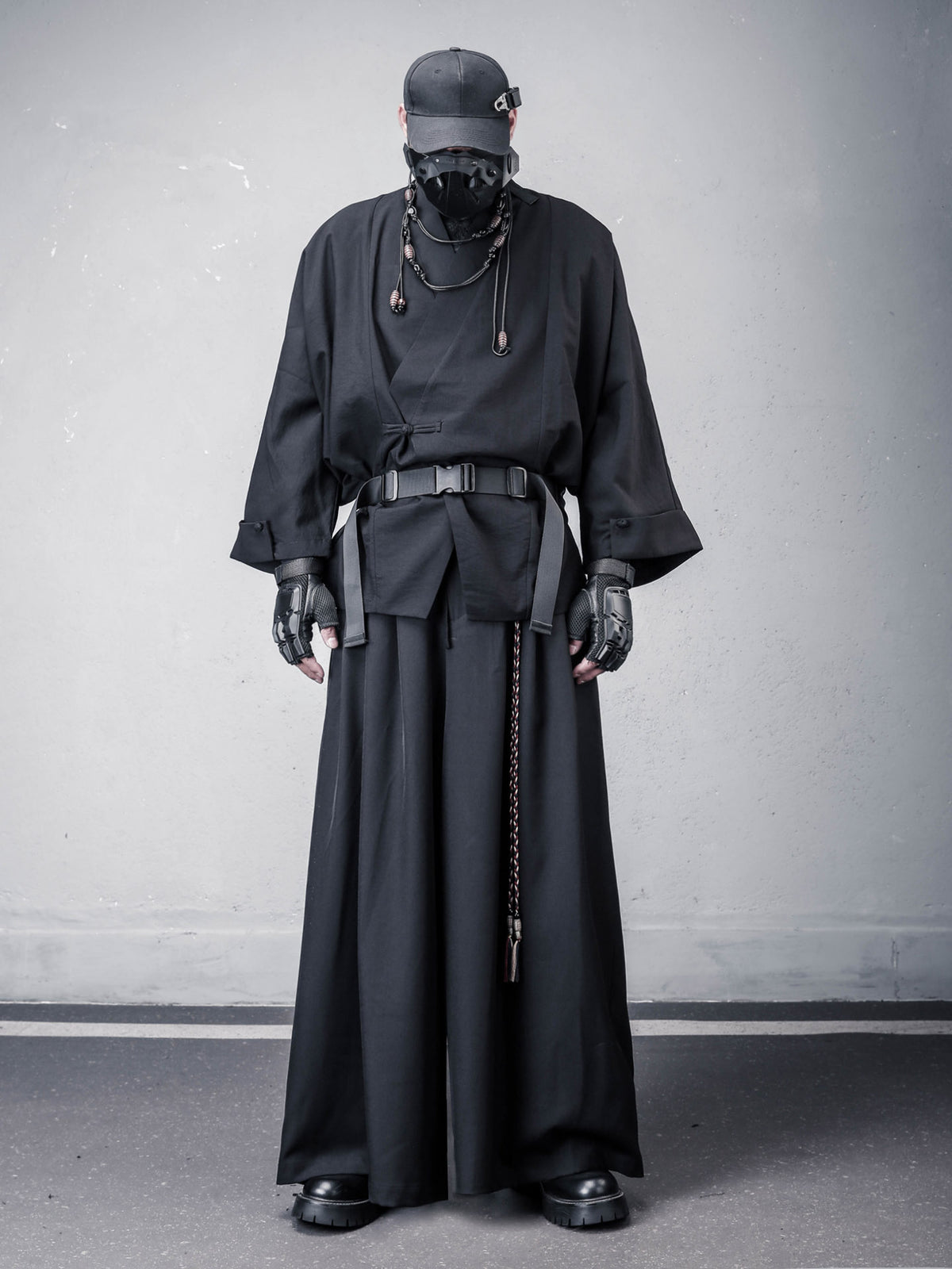 Chinese-Style Mandarin Collar Coat