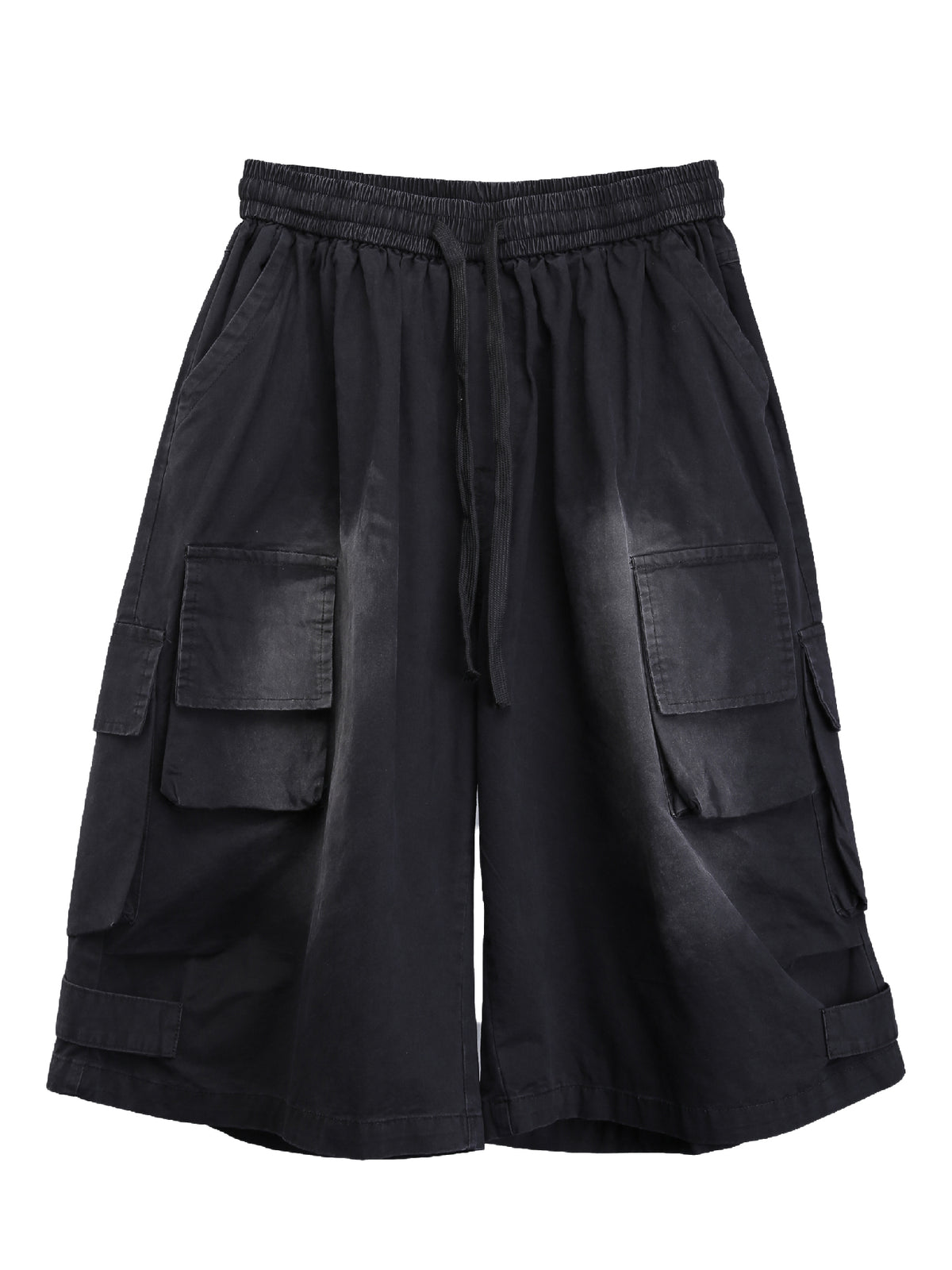 The Worn-In Baggy Denim Capris