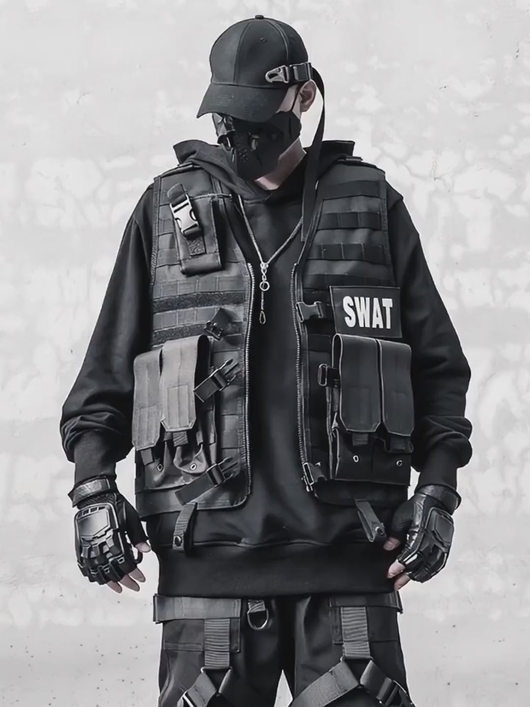 Wide Tactical Vest, Adjustable
