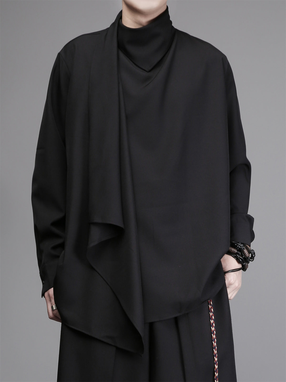 The Sculptural Asymmetric Oversized Shirt