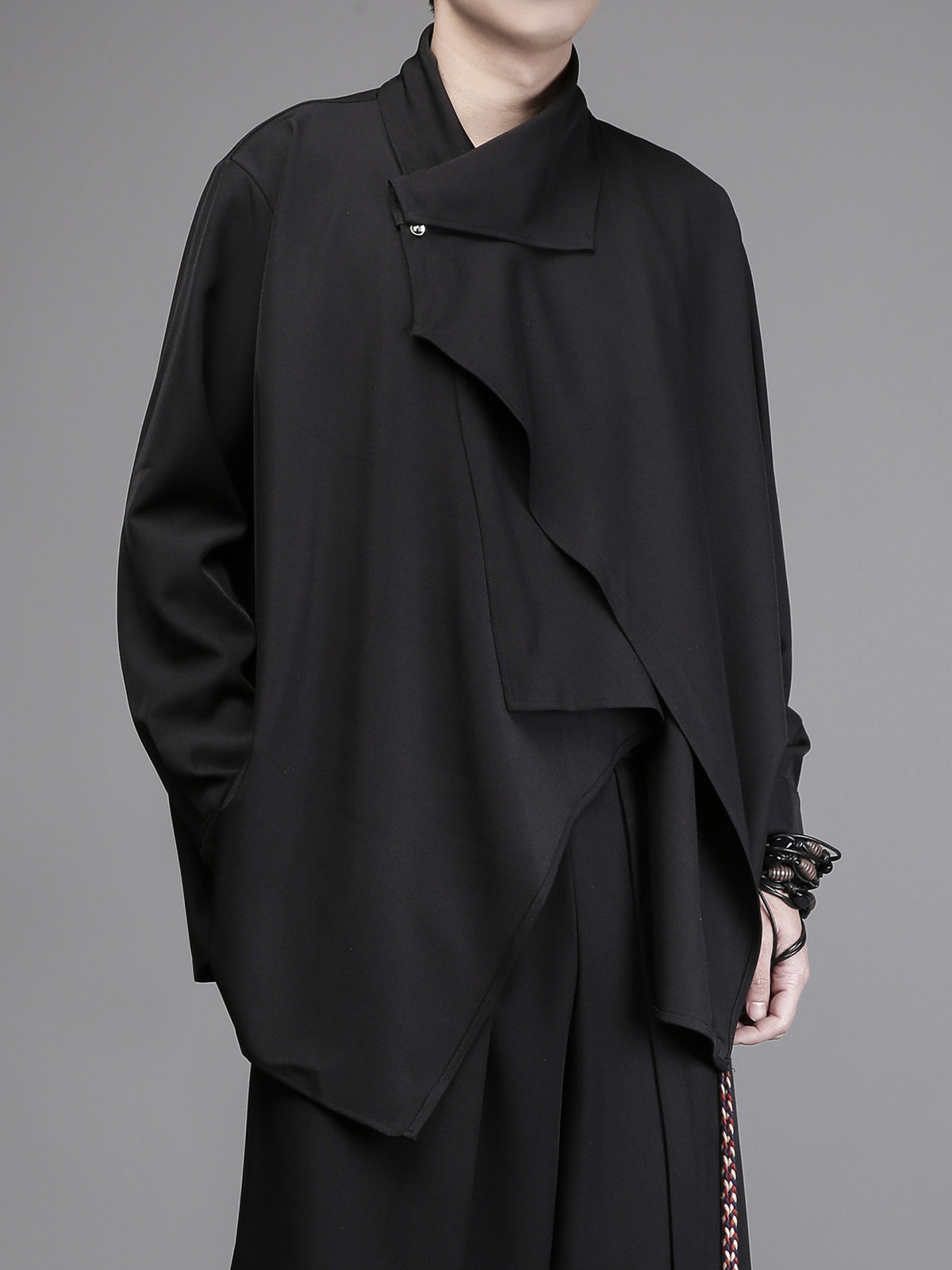 The Sculptural Asymmetric Oversized Shirt